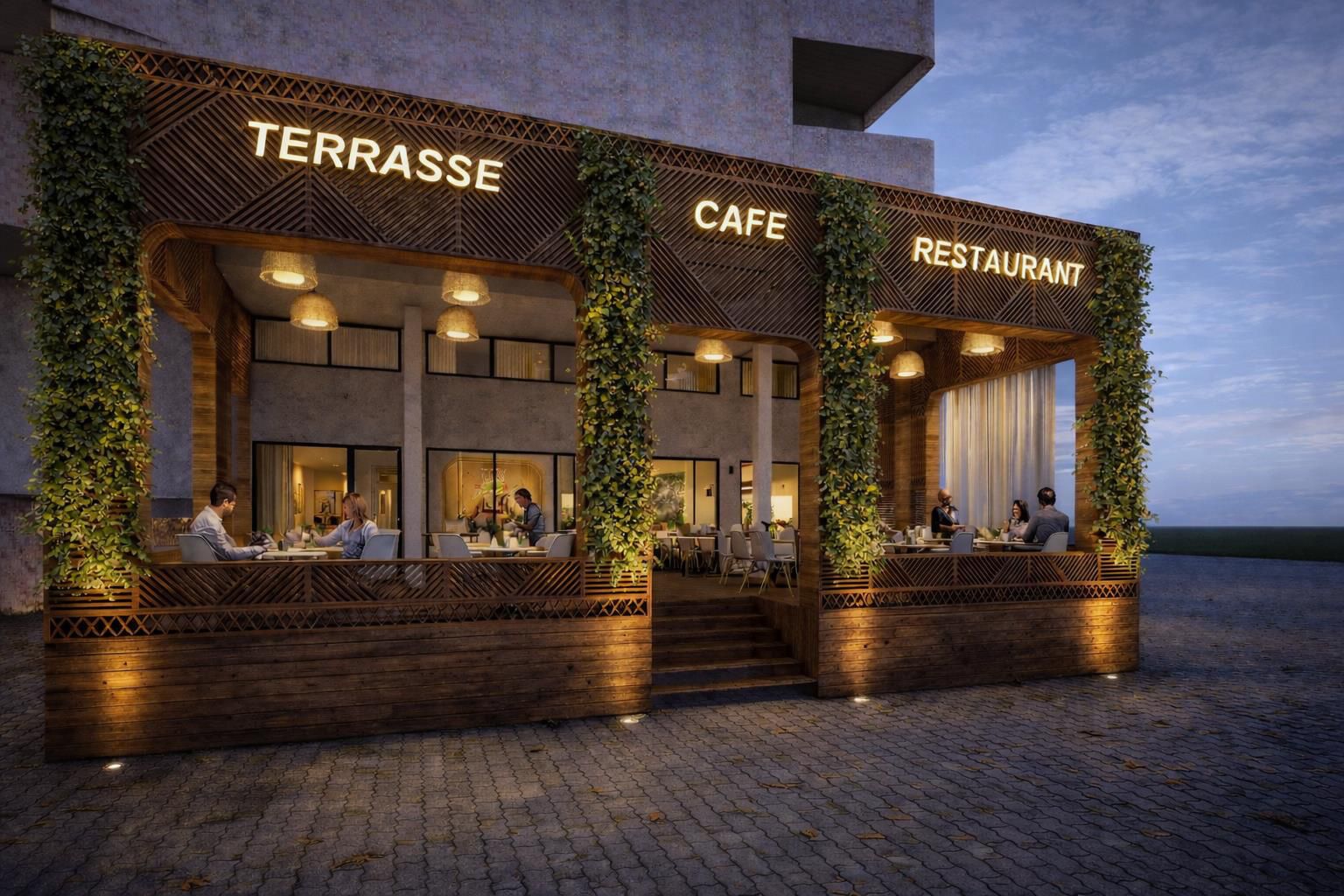 Vue 3D Façade
